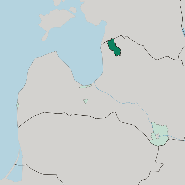 Map showing Rīga — In Latvia