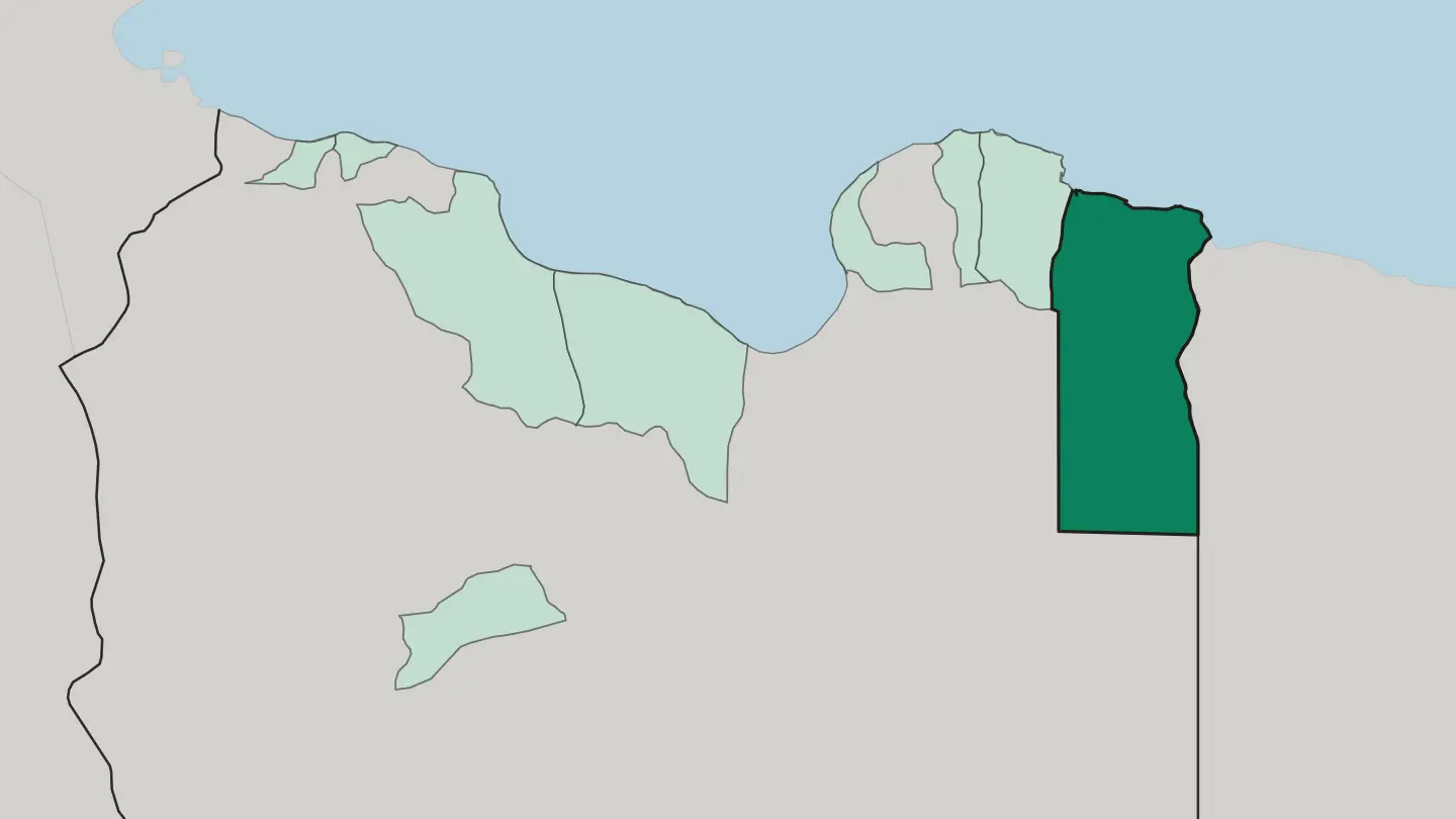 Map of Al Buţnān in Libya