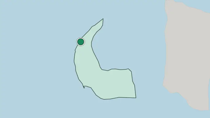 Map of Benghazi in Libya