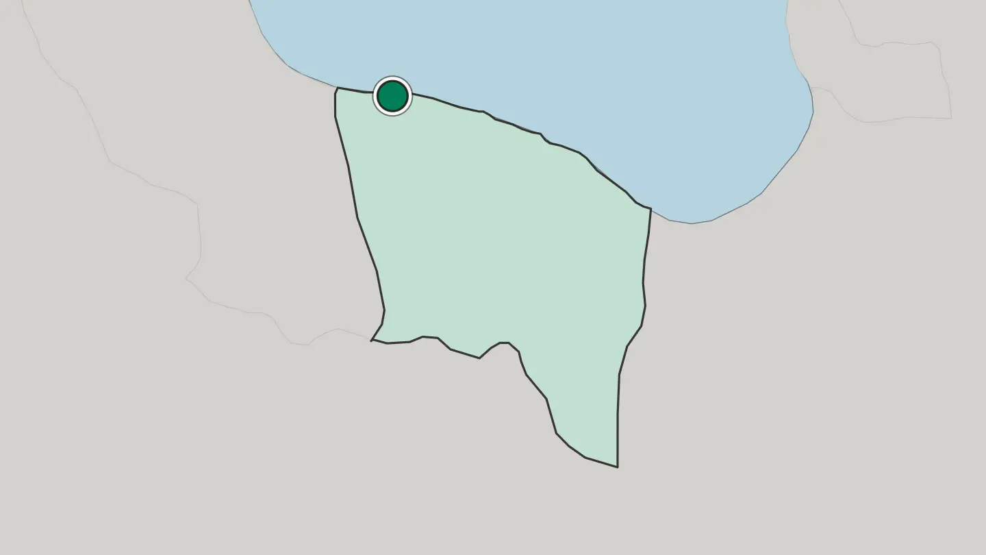 Map of Sirte in Libya