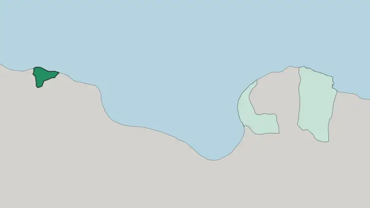 Map of Tripoli in Libya