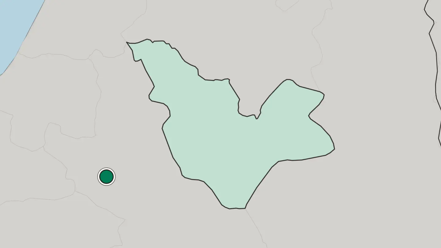 Map of Khenifra in Morocco
