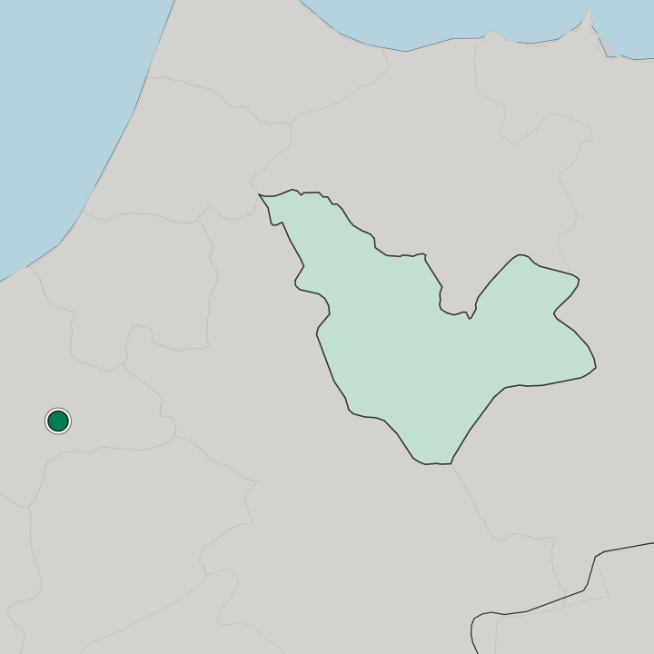 Map showing Khouribga — In Béni Mellal-Khénifra