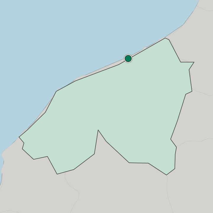 Map showing Casablanca — In Casablanca-Settat