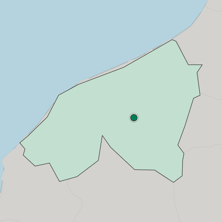 Map showing Settat — In Casablanca-Settat