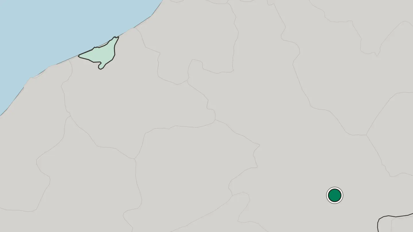 Map of Errachidia in Morocco