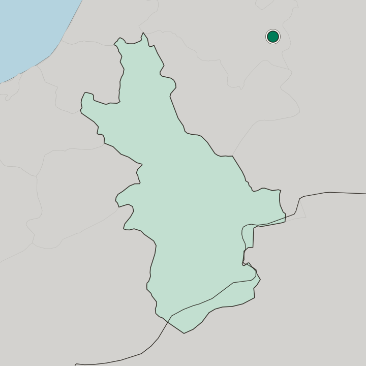 Map showing Guercif — In Fès-Meknès