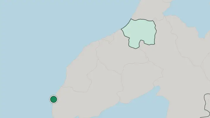 Map of Essaouira in Morocco
