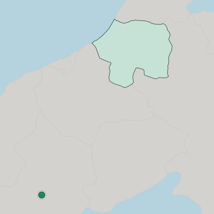 Map showing Marrakesh — In Marrakesh-Safi