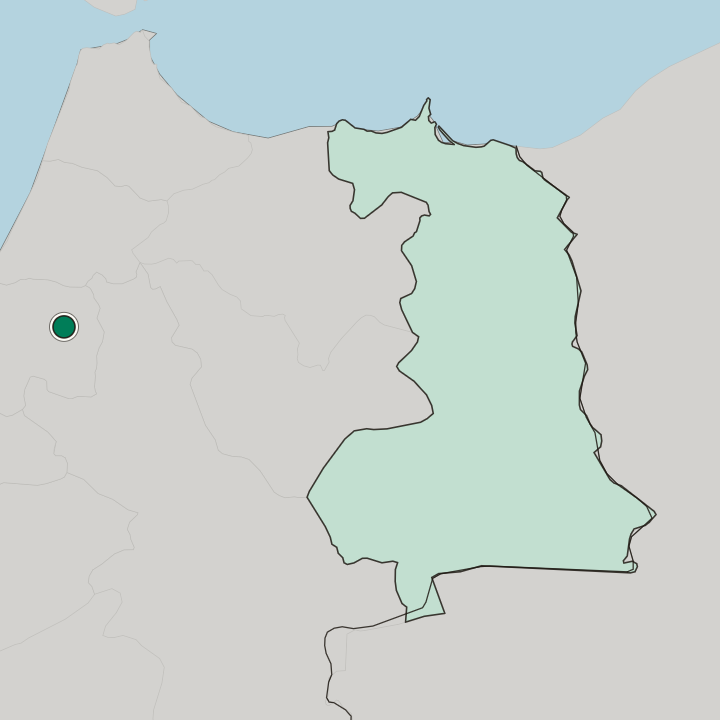 Map showing Khemisset — In Rabat-Salé-Kénitra