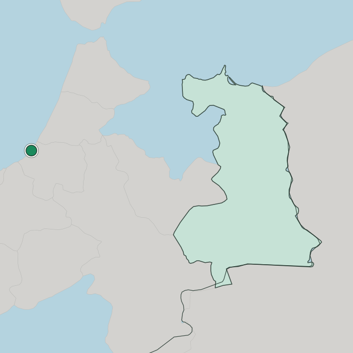 Map showing Rabat — In Rabat-Salé-Kénitra