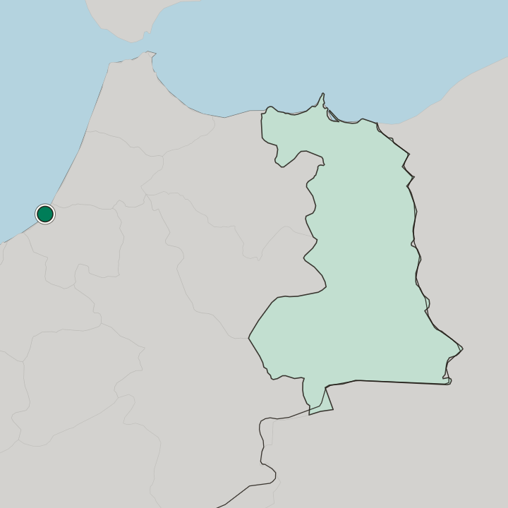 Map showing Salé — In Rabat-Salé-Kénitra