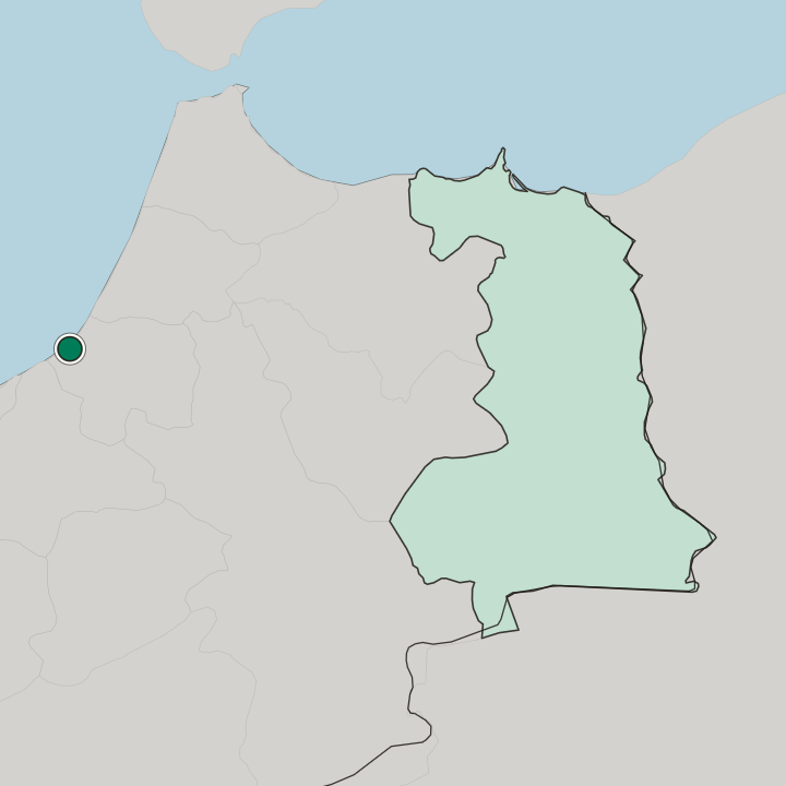 Map showing Temara — In Rabat-Salé-Kénitra