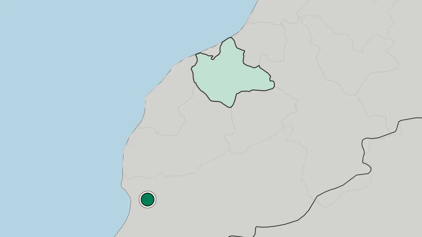 Map of Oulad Teïma in Morocco