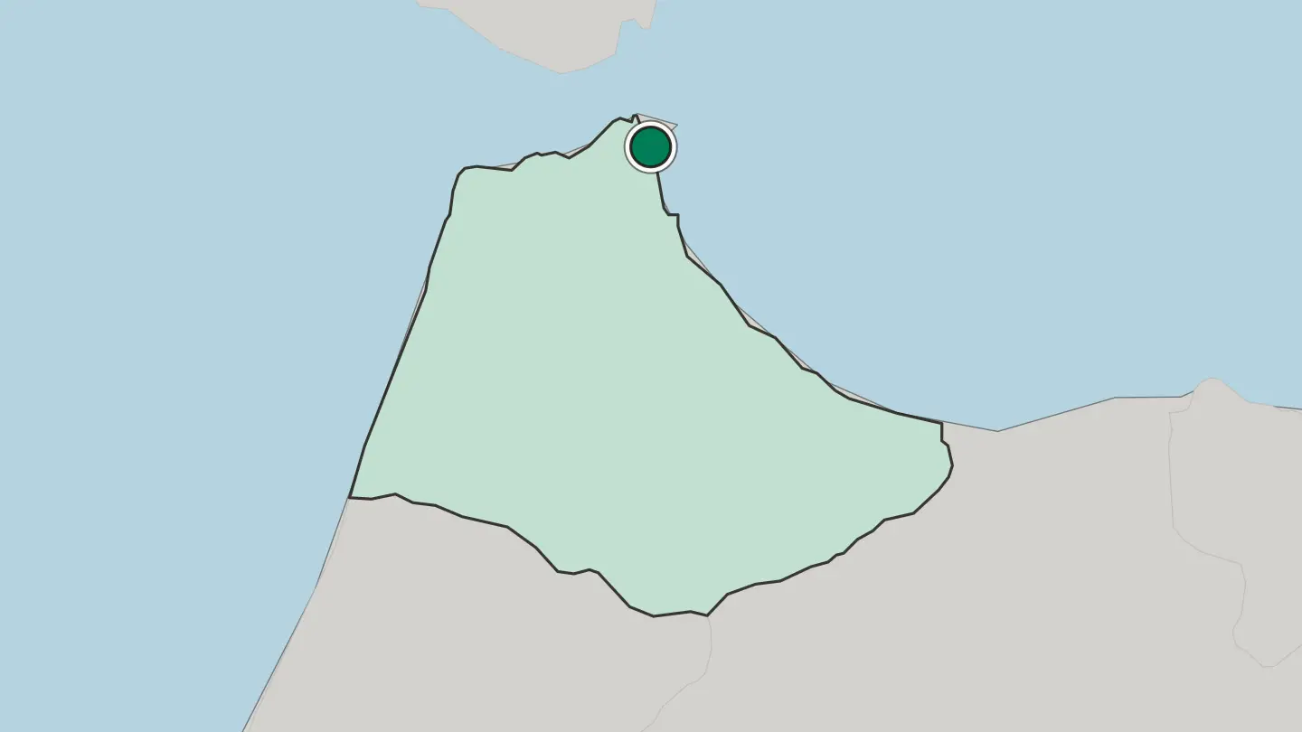 Map of Fnidek in Morocco