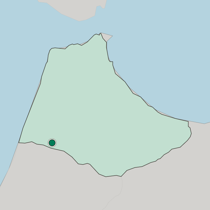 Map showing Ksar El Kebir — In Tanger-Tetouan-Al Hoceima