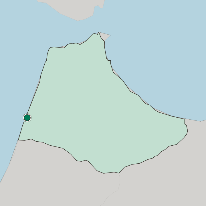 Map showing Larache — In Tanger-Tetouan-Al Hoceima