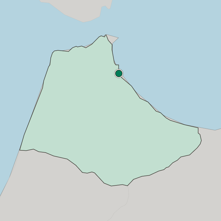 Map showing Martil — In Tanger-Tetouan-Al Hoceima