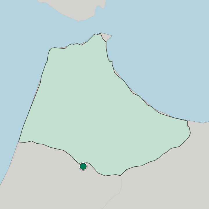 Map showing Ouezzane — In Tanger-Tetouan-Al Hoceima