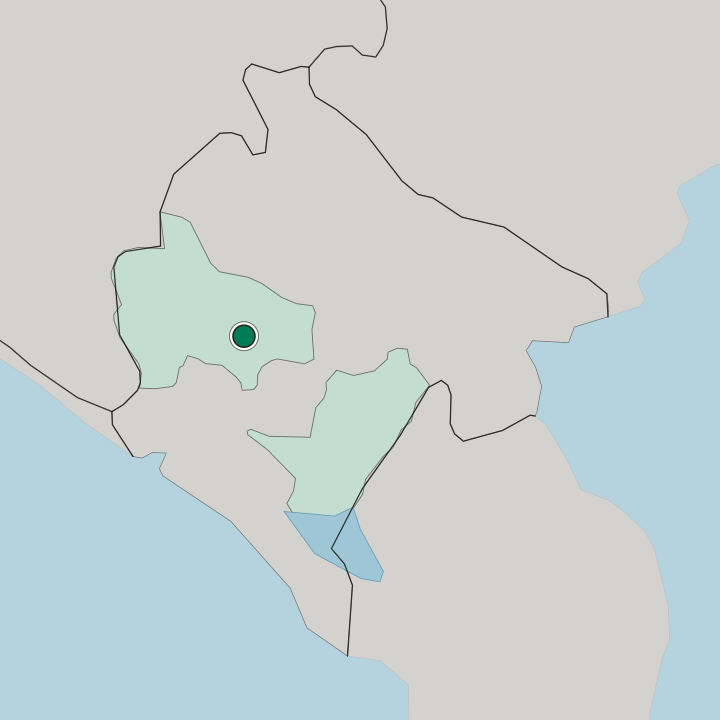 Map showing Nikšić — In Montenegro