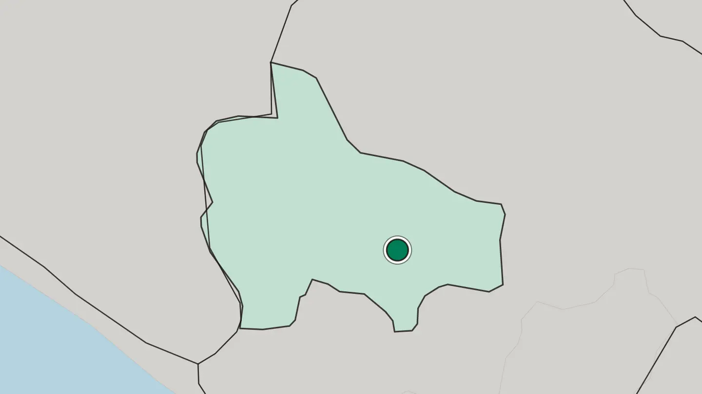 Map of Nikšić in Montenegro