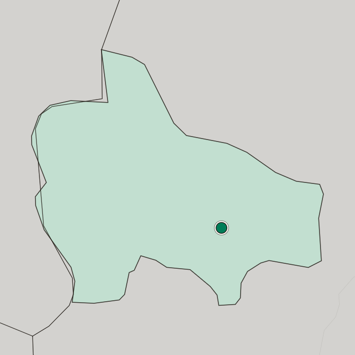 Map showing Nikšić — In Opština Nikšić