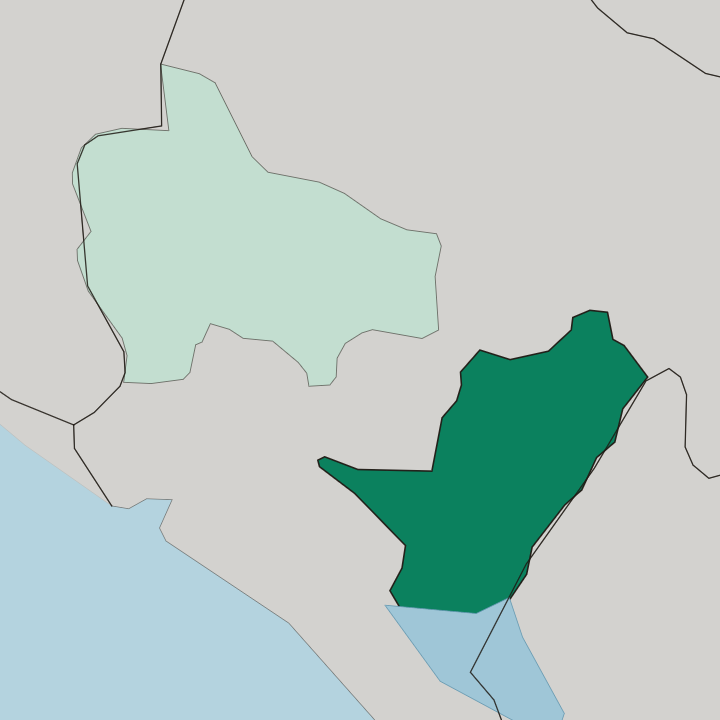 Map showing Podgorica — In Montenegro
