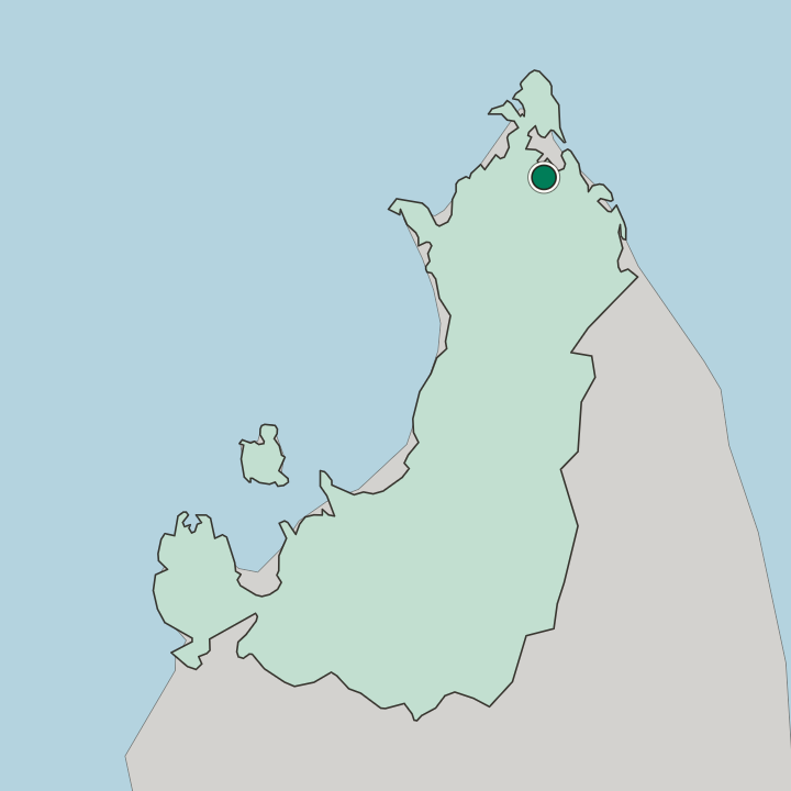 Map showing Antsiranana — In Diana Region