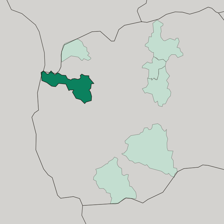 Map showing Gostivar — In North Macedonia
