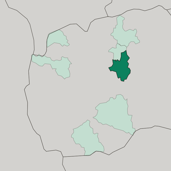 Map showing Veles — In North Macedonia