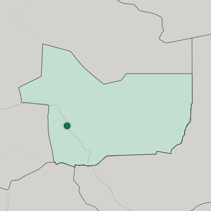 Map showing Gao — In Gao Region