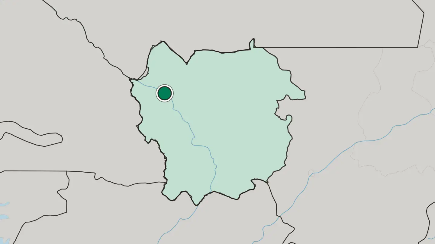 Map of Kayes in Mali