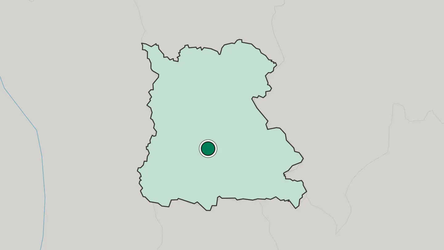 Map of Nay Pyi Taw in Myanmar