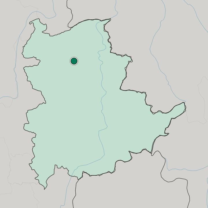 Map showing Lashio — In Shan State