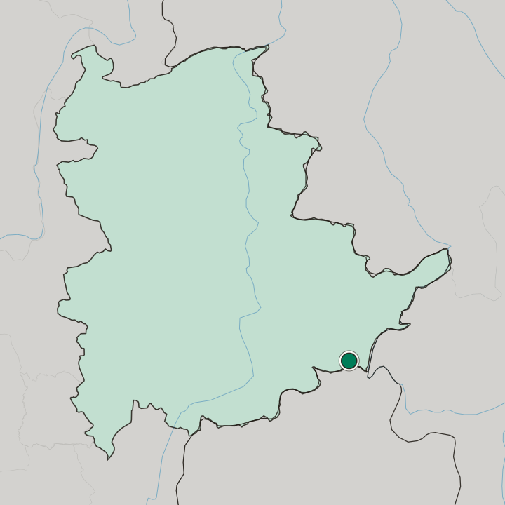 Map showing Tachilek — In Shan State