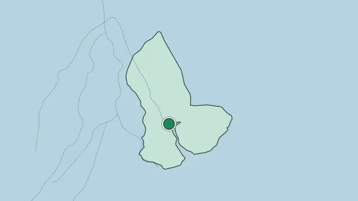Map of Yangon in Myanmar