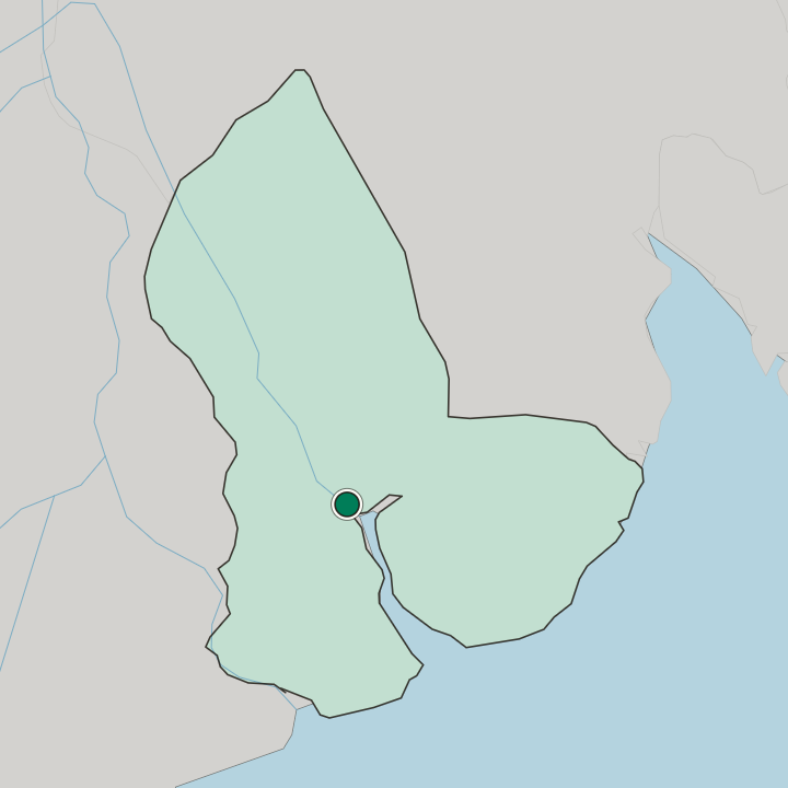 Map showing Yangon — In Yangon Region
