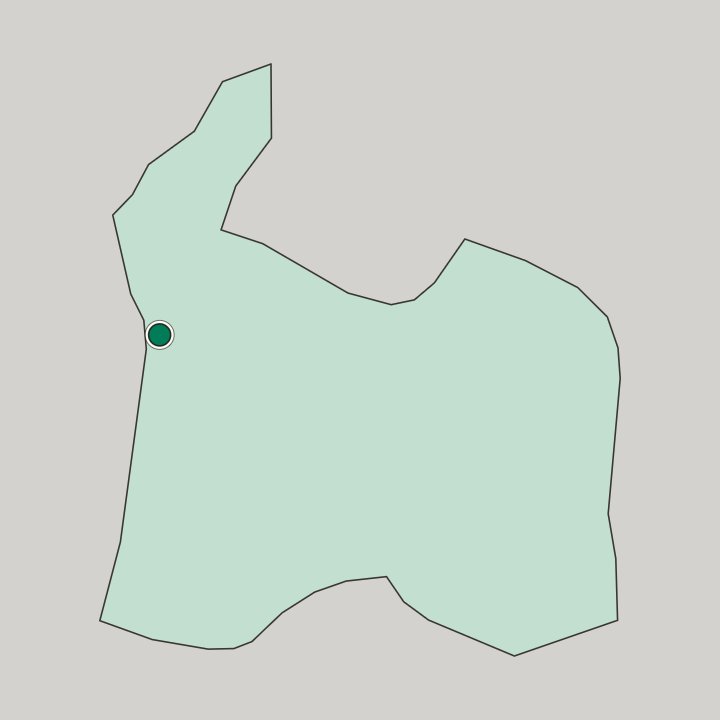 Map showing Darhan — In Darhan-Uul Aymag
