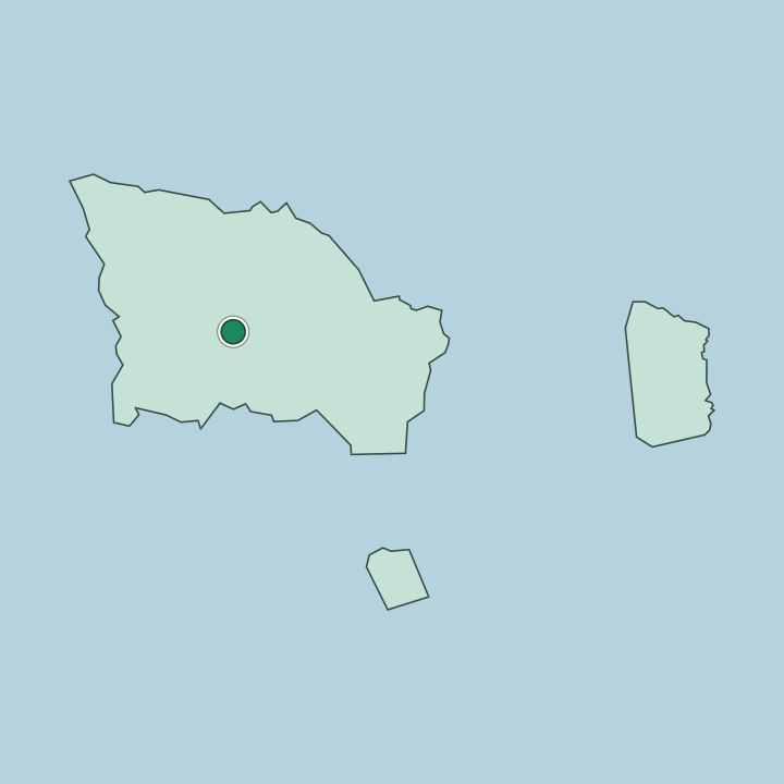 Map showing Ulan Bator — In Ulaanbaatar Hot