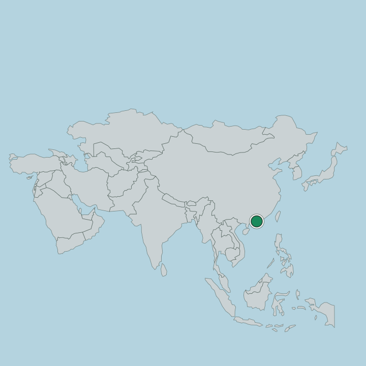 Map showing Macau — In Asia