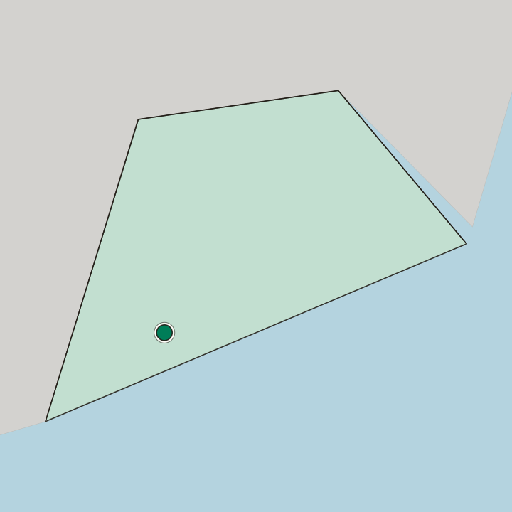 Map showing Coloane — In Macau
