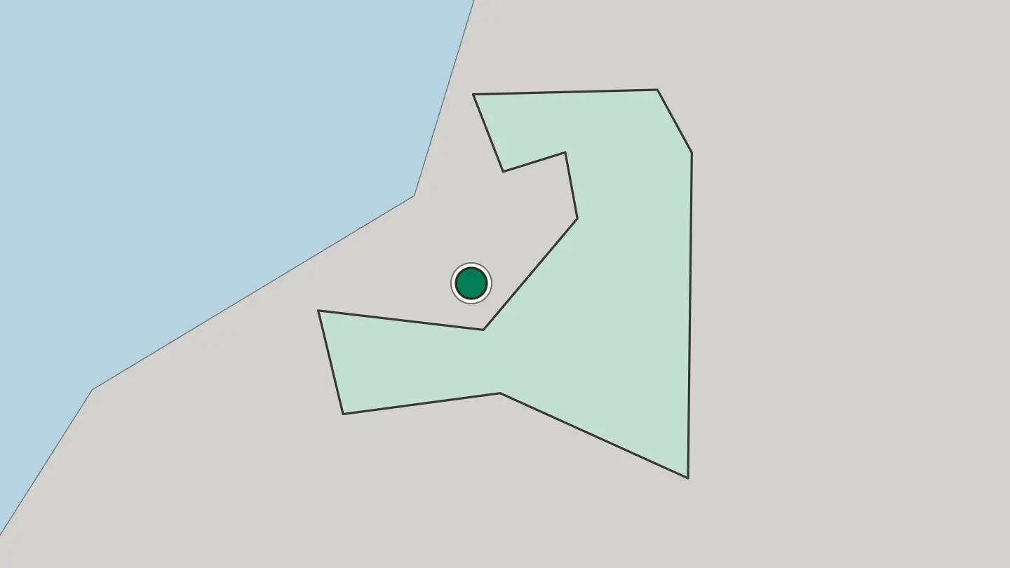 Map of Port Louis in Mauritius