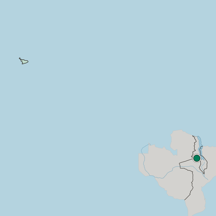 Map showing Lilongwe — In Central Region