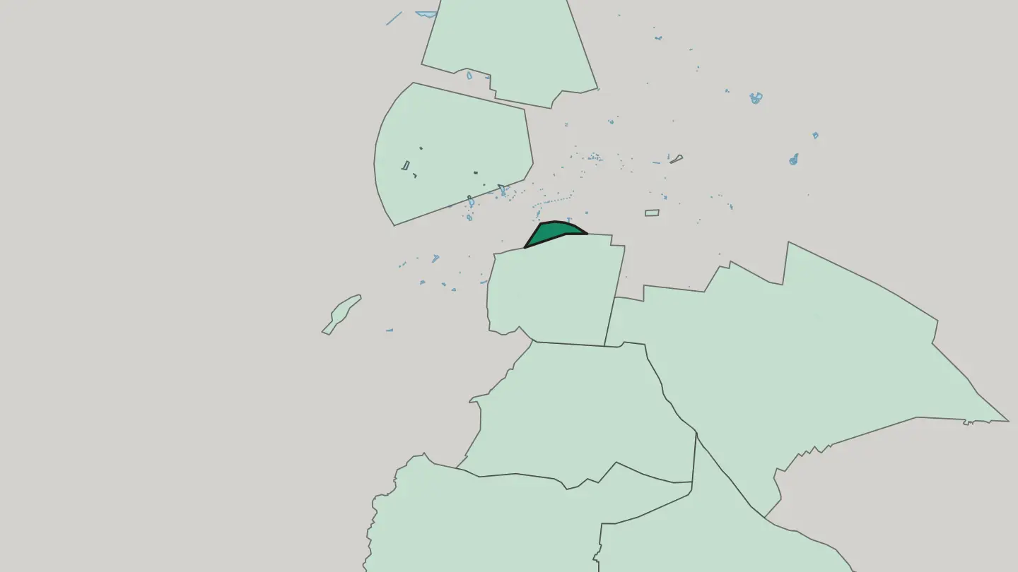 Map of Colonia del Valle in Mexico City
