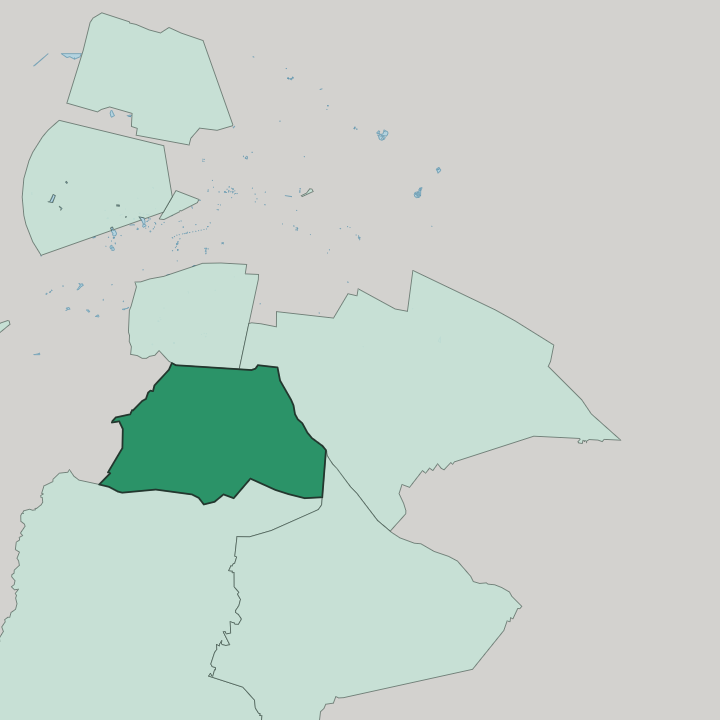 Map showing Coyoacán — In Mexico City