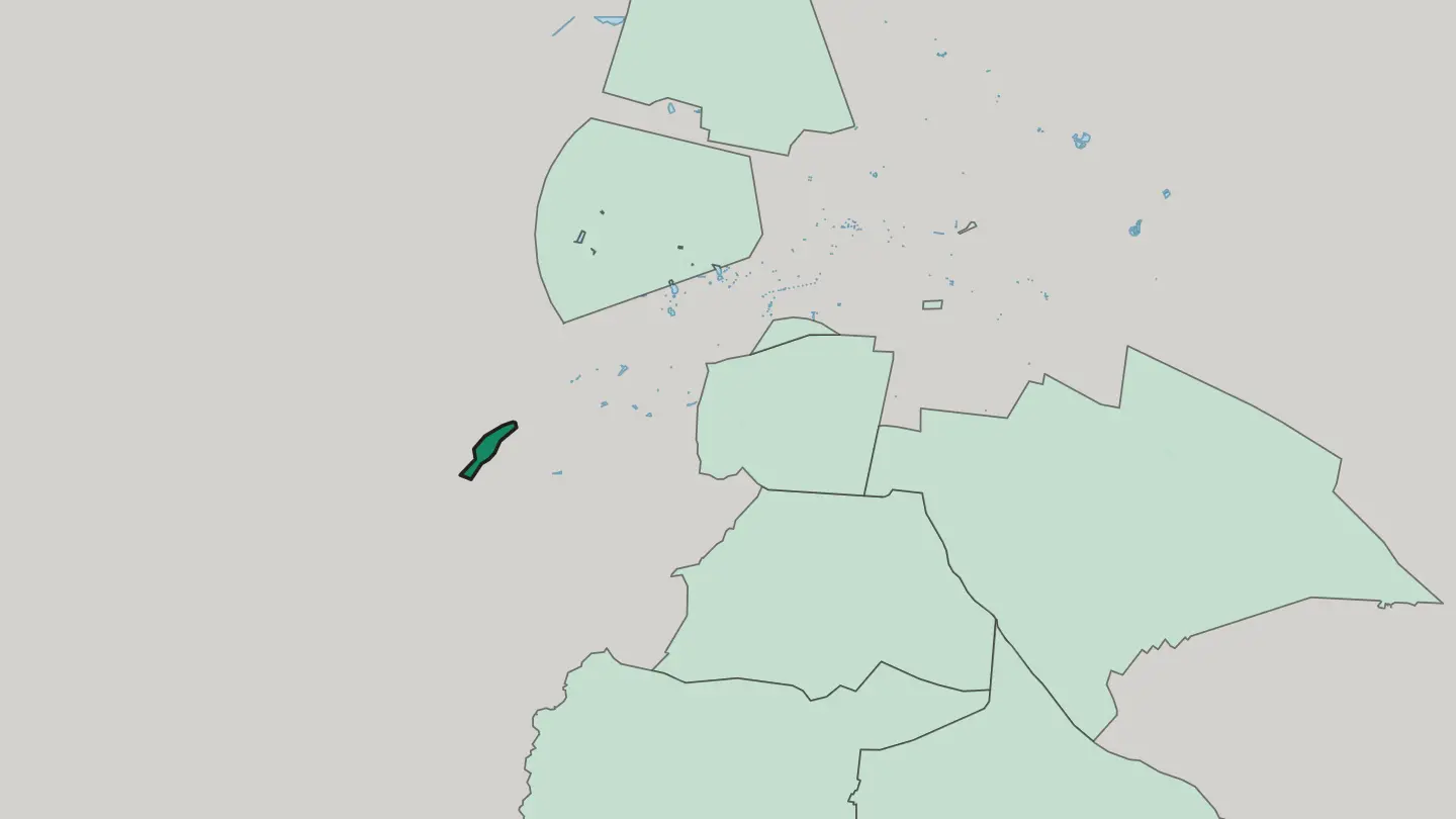 Map of Santa Fe in Mexico City