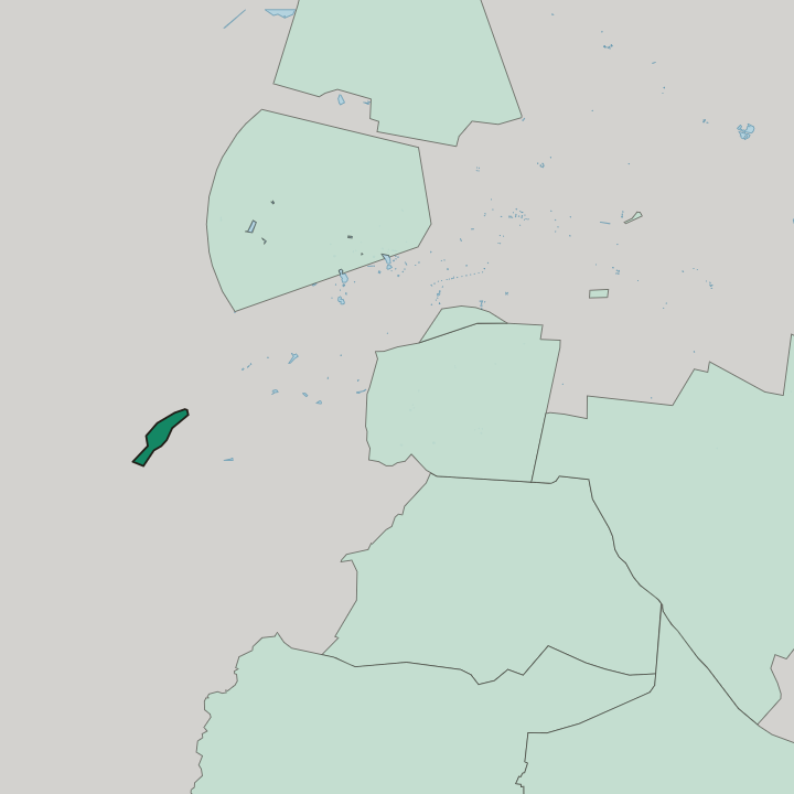 Map showing Santa Fe — In Mexico City
