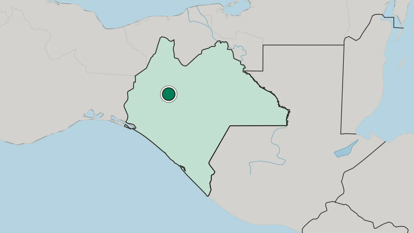 Map of Tuxtla in Mexico