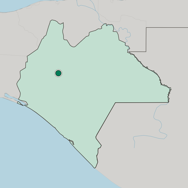 Map showing Tuxtla — In Estado de Chiapas