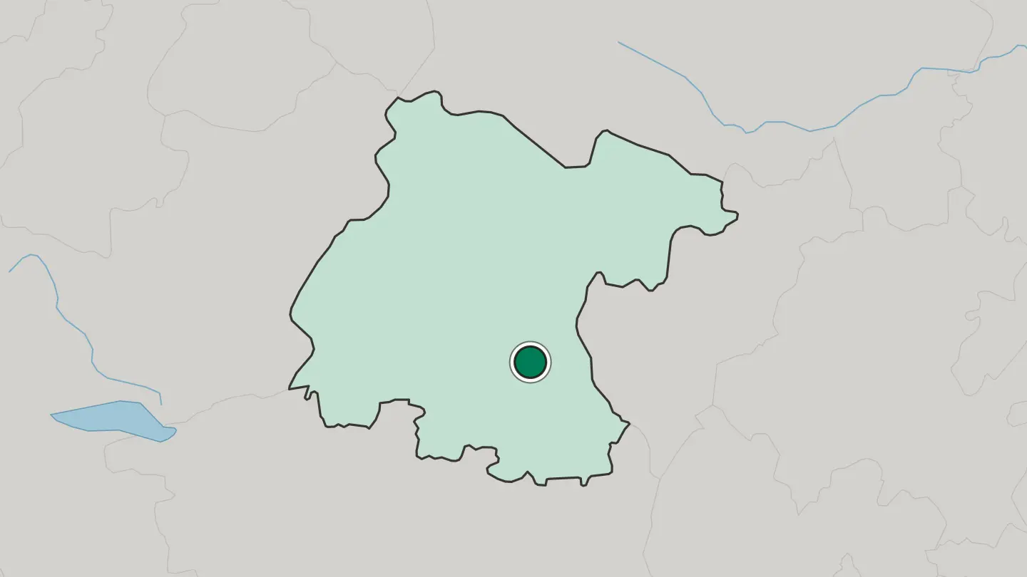 Map of Celaya in Mexico
